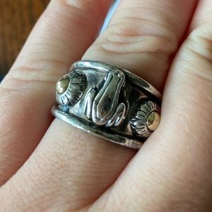 Barry Kieselstein Cord 2004 frog ring size 7